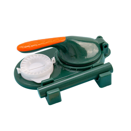 (A) 2-in-1 Dumpling Maker DIY Dumpling Wrapper Machine Manual Dumplings Making Molds with Rolling Stick Practical Pastry Tools