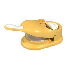 (G) 2-in-1 Dumpling Maker DIY Dumpling Wrapper Machine Manual Dumplings Making Molds with Rolling Stick Practical Pastry Tools