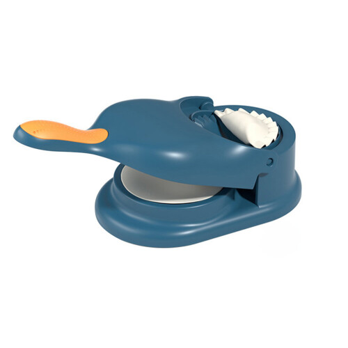(H) 2-in-1 Dumpling Maker DIY Dumpling Wrapper Machine Manual Dumplings Making Molds with Rolling Stick Practical Pastry Tools
