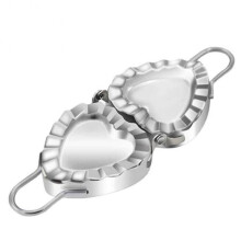 (D 1PCS) Dumpling Mold Stainless Steel Dumpling Maker Ravioli Empanada Press Jiaozi Maker Dumpling Dough Press Mould Kitchen Accessories