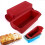 (Green) Rectangular Silicone Bread Pan Mold Toast Bread Mold Cake Tray Long Square Cake Mould Bakeware Non-stick Baking Tools 4