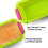 (Green) Rectangular Silicone Bread Pan Mold Toast Bread Mold Cake Tray Long Square Cake Mould Bakeware Non-stick Baking Tools 5