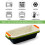 (Green) Rectangular Silicone Bread Pan Mold Toast Bread Mold Cake Tray Long Square Cake Mould Bakeware Non-stick Baking Tools 6