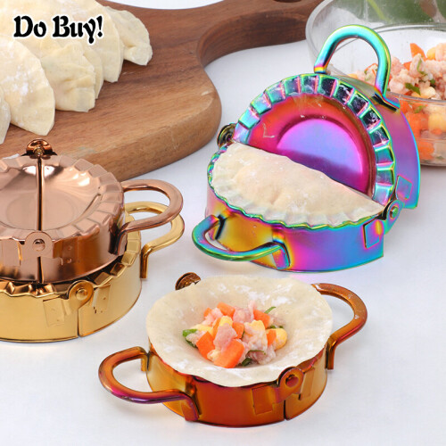 (Rainbow NO.0 Small) Dumpling Mold Practical Dumpling Wrapper Making Machine Cooking Pastry Kitchen Tools Household Dumpling Maker 1