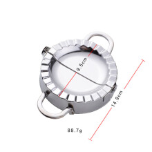 (Silver Large) Dumpling Mold Practical Dumpling Wrapper Making Machine Cooking Pastry Kitchen Tools Household Dumpling Maker