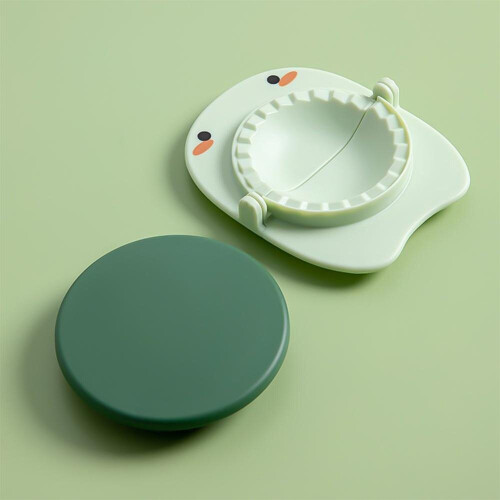 (Light yellow) Dumpling Maker Mould Manual Press Dumpling Skin Mold Dumpling Skin Artifact DIY Dumpling Maker Kitchen Baking Accessories