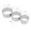 (1 set) 3pc Stainless Steel Cutter Dumplings Mold Round Cookie Pastry Wrapper Maker Device Dough Pancake Cutting Tool Kitchen Accessory 5