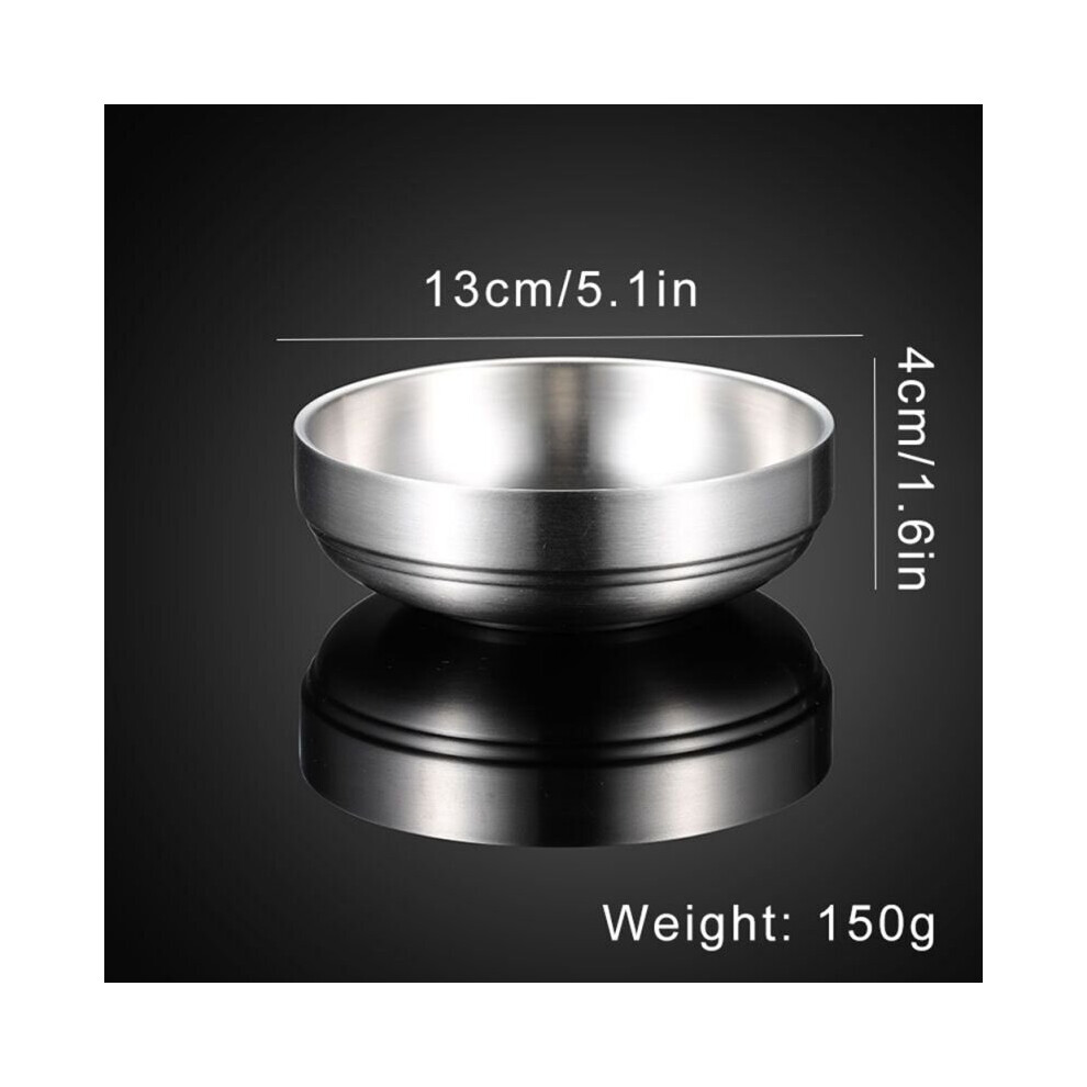(C) Stainless Steel Bowl Heat Insulated Mixing Bowl Double Layer Rice Bowl Metal Ice Cream Soup Bowls For Kitchen Dinnerware-image-OPC-PBNRJNW-NEW