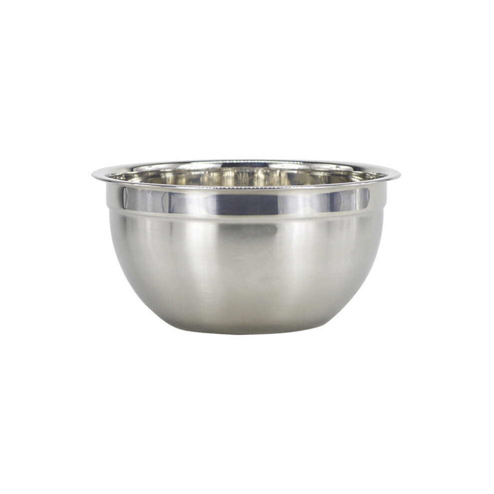 (lidless 20cm) Stainless Steel Salad Mixing Bowls Non-Slip Thick Egg Beater Dough Basin with Lid Fruits Food Container Kitchen Cooking Tools-image-OPC-PBNRKMS-NEW