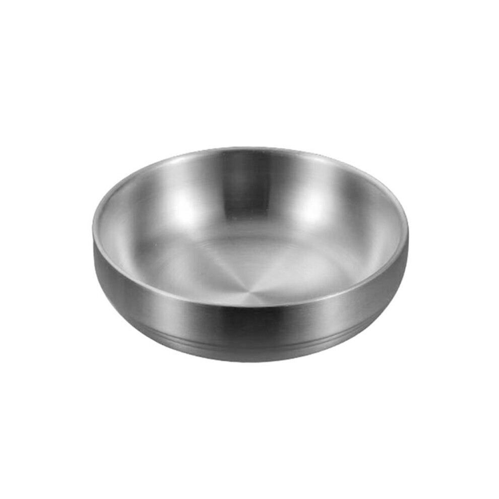 (A Diameter 13cm) Heat Insulated Mixing Bowl Double Layer Rice Bowls Stainless Steel Bowl Metal Ice Cream Soup Bowls For Kitchen Flatware-image-OPC-PBNRNM5-NEW