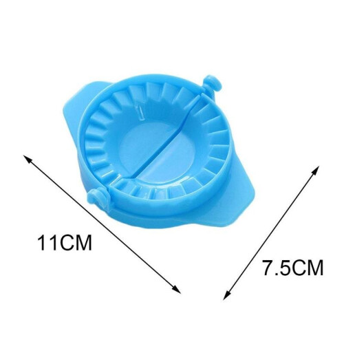 (Green) DIY Small Dumpling Mold Kitchen Cooking Bite Tool Manually Mold Shaping Box Baking Dough Close E7P6 2