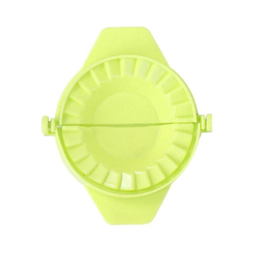 (Green) DIY Small Dumpling Mold Kitchen Cooking Bite Tool Manually Mold Shaping Box Baking Dough Close E7P6