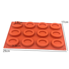 (2) 3d Silicone Cake Molds Swirl Shapes Silicone Baking Mold Handmade Soap Mould Chocolate Donut Tray Muffin Cups Cake Mold Tools