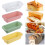 (fragrant green) 2022 New Rectangular Silicone Bread Pan Mold Toast Bread Mold Cake Tray Long Square Cake Mould Bakeware Non-stick Baking Tools 6
