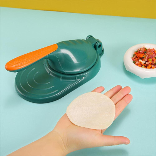 (1) Plastic Dumpling Skin Artifact Manual Wrapper Mould Dough Press Maker ousehold Kitchen Dumpling Making Tool DIY Dumpling Maker 2