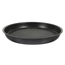 Pan Grill Steak Griddle Bbq Stove Pans Stovetop Plate Frying Round Induction Nonstick Tray Barbecue Iron Cast Baking Skillet Non