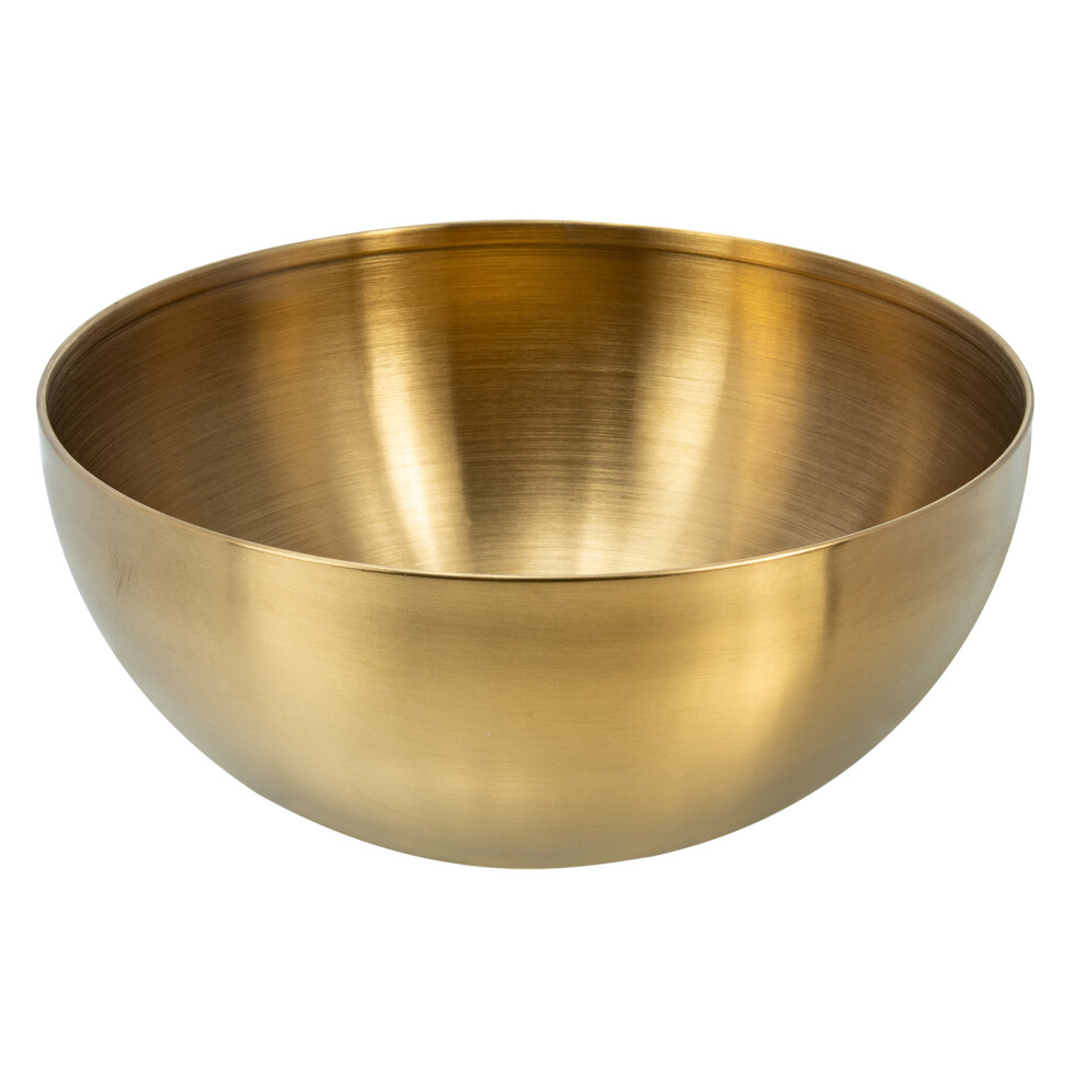 (Golden) Bowl Bowls Salad Stainless Steel Soup Mixing Serving Korean Metal Ramen Rice Kitchen Container Fruit Noodle Cereal Pasta Storage-image-OPC-PBNRT95-NEW