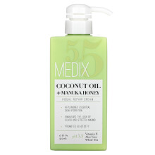 Medix 5.5, Kokosöl + Manuka-Honig Visueller Reparaturcreme, 15 fl oz (444 ml)