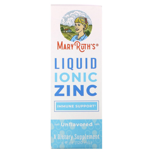 MaryRuth Organics, Liquid Ionic Zinc, Unflavored, 4 fl oz (120 ml)