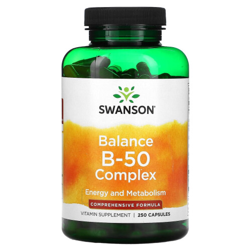Balance B-50-Komplex von Swanson, 250 Kapseln