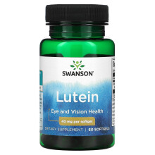 Swanson, Luteína, 40 mg, 60 Softgels