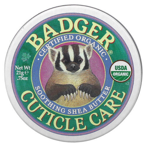 Badger, Cuidado com Unhas, Manteiga de Karité, 0,75 oz (21 g)