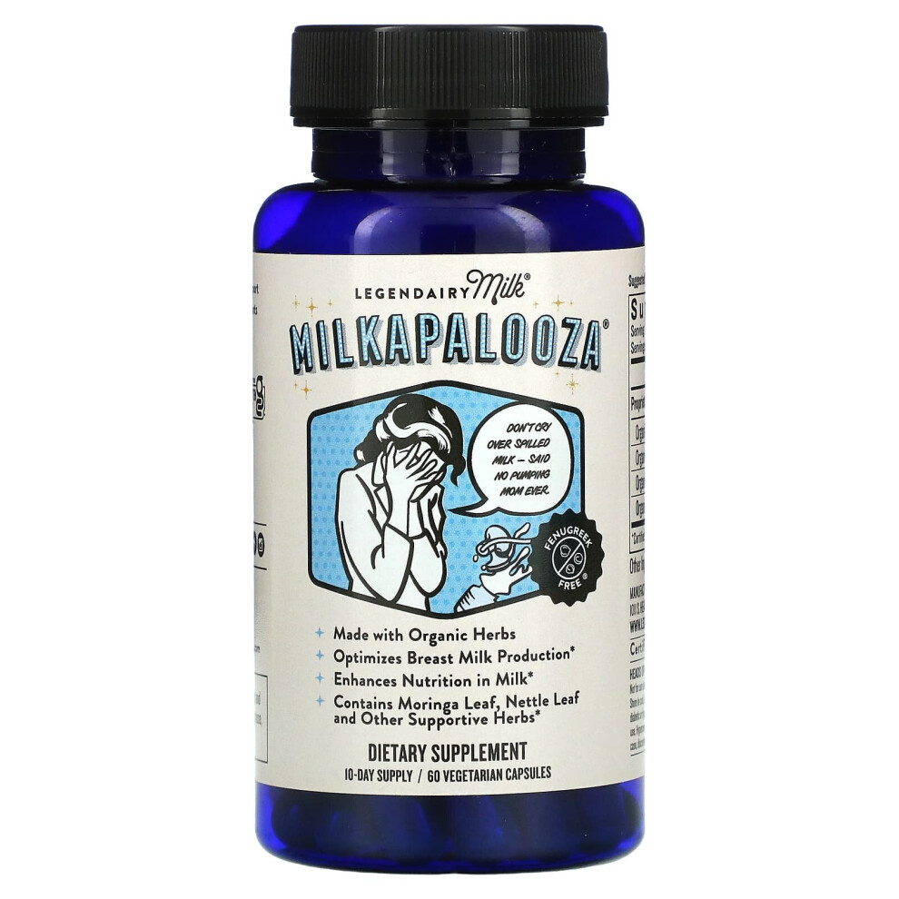 Legendairy Milk, Milkapalooza, 60 Vegetarian Capsules