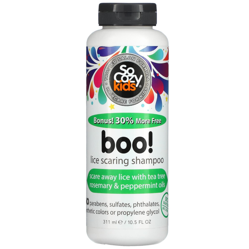 Socozy , Kids, Boo! Lice Scaring Shampoo, 10.5 Fl Oz (311 Ml)
