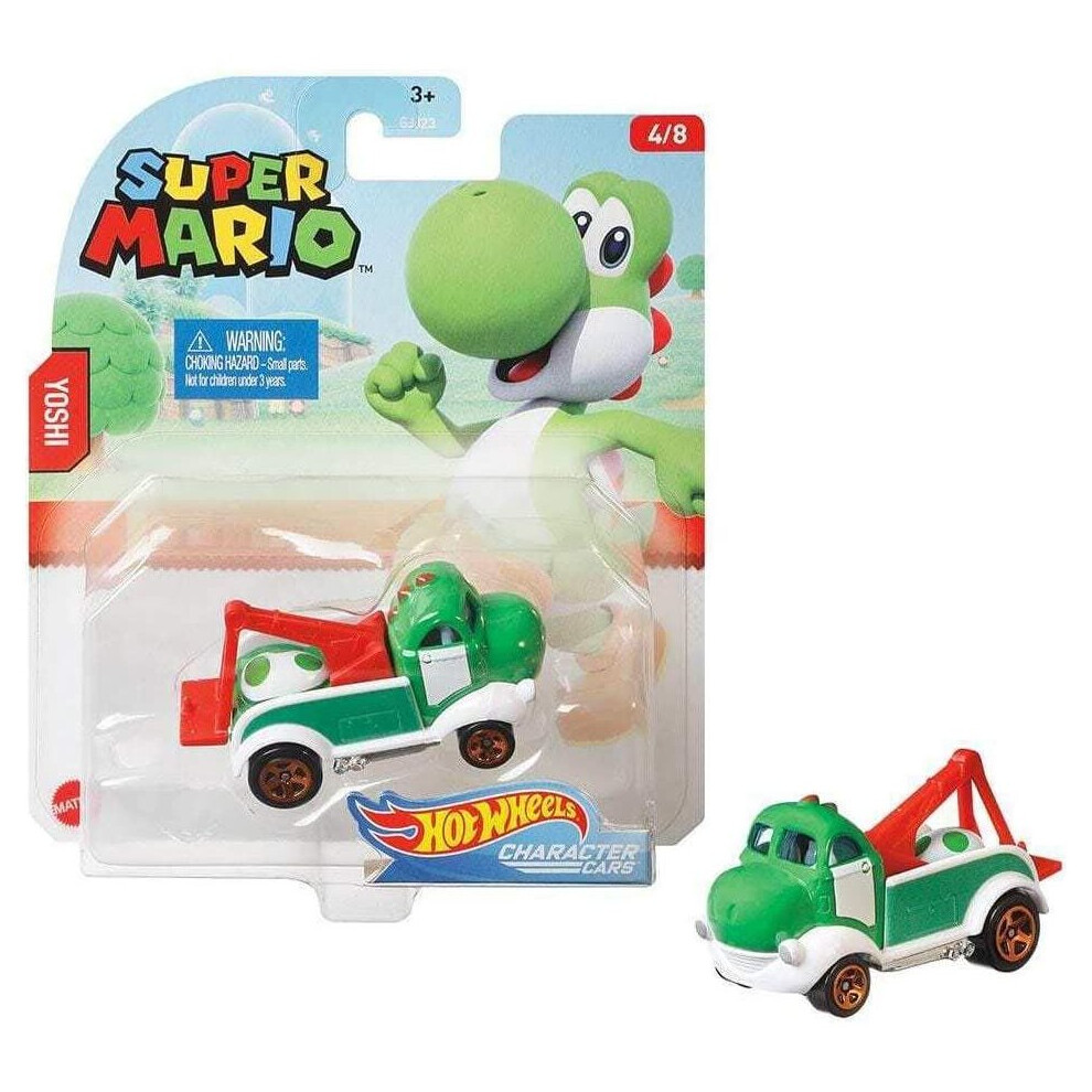 Hot Wheels Nintendo Super Mario Car - Yoshi