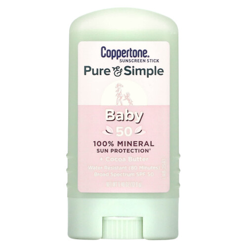 Coppertone, Bebé, Protector Solar en Stick, SPF 50, 0.49 oz (13.9 g)