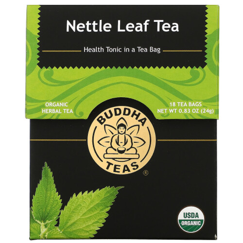 Buddha Teas, Bio-Herbal-Tee, Nettelpflanze, 18 Teebeutel, 0,83 oz (24 g)