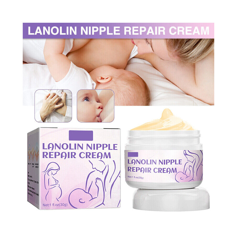 Flemye Cream Lanolin Nipple For Breastfeeding Moisturise For Sore Nipple & Cracked Skin