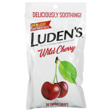 Luden's, Pectine Lozenge/Orale Demulcent, Wild Kers, 30 Keeldruppels