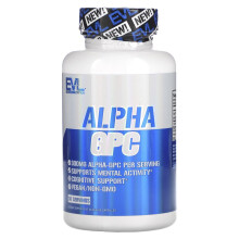 EVLution Nutrition, Alpha GPC, 60 Veggie Kapslar