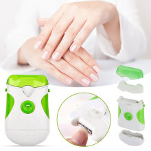 Electric Safety Nail Trimmer Clipper Cutter File Toenail Fingernail Manicure Pedicure Care Tool