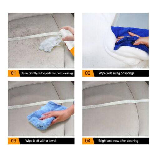 Multi-purpose Foam Cleaner Car Interior Home Cleaning Foam Spray (100ml) 2
