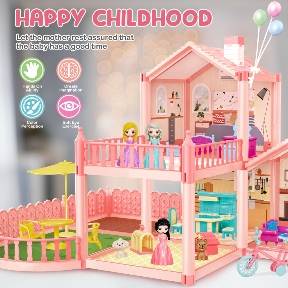 Big deals plastic dollhouse