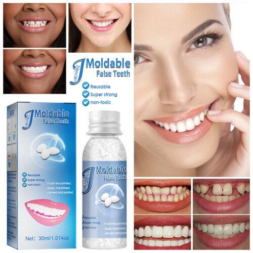 Temporary Tooth Repair Kit Resin Fix Broken False Teeth Fill Gaps Dental Denture