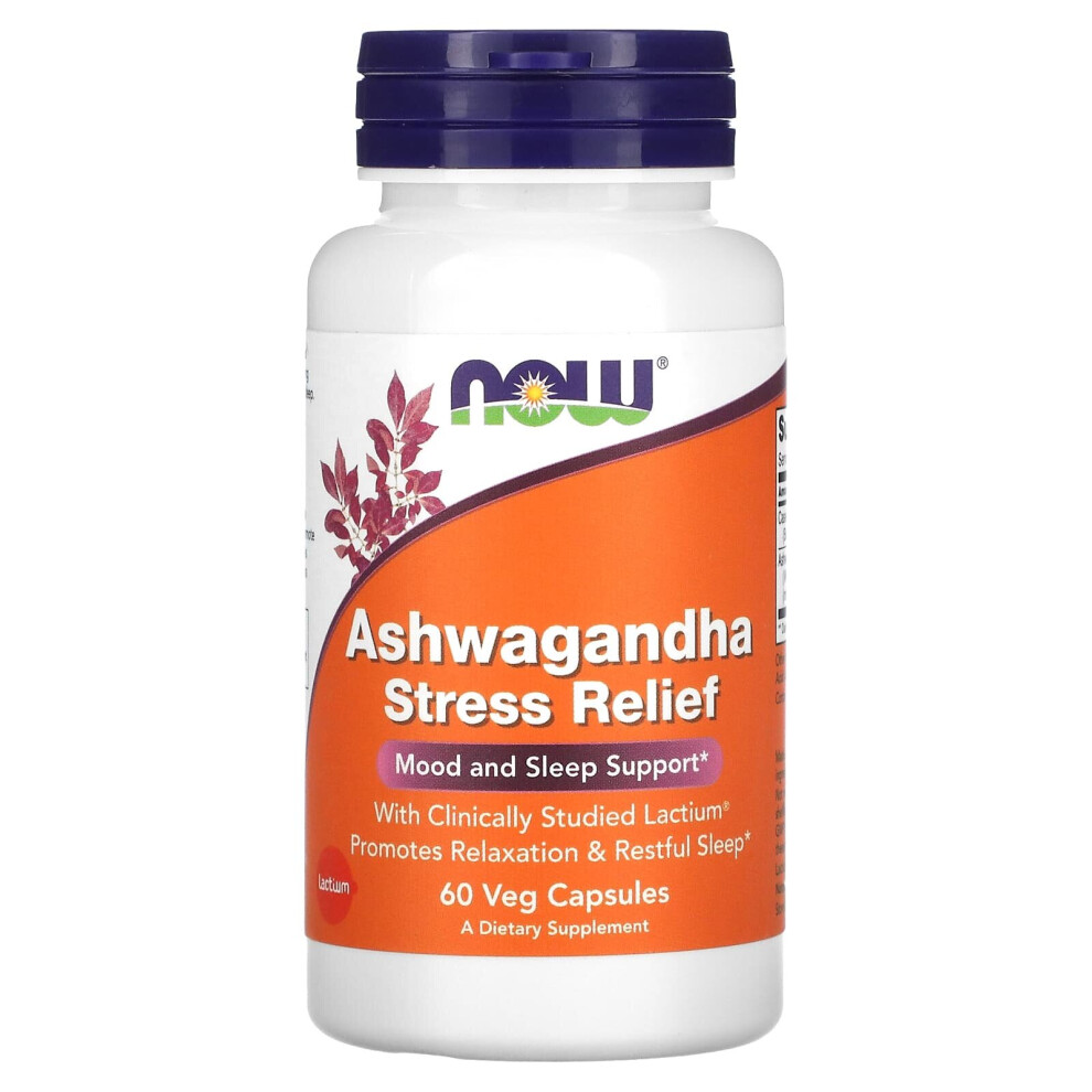Now Foods , Ashwagandha Stress Relief, 60 Veg Capsules