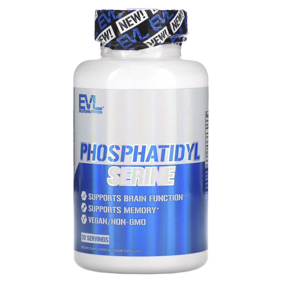 Evlution Nutrition , Phosphatidyl Serine, 60 Veggie Capsules