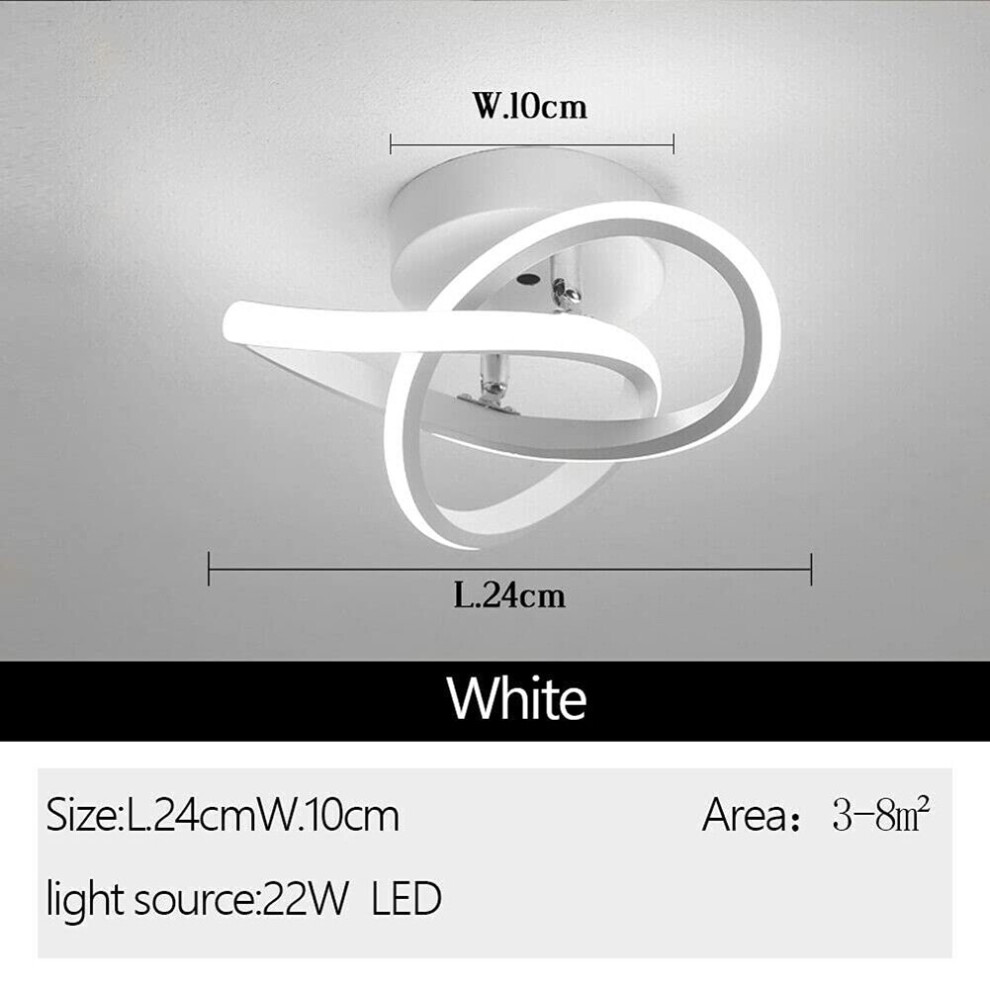 (White Light 04) LED Lamp Ceiling Light Modern Chandelier Living Room Bedroom Pendant Light