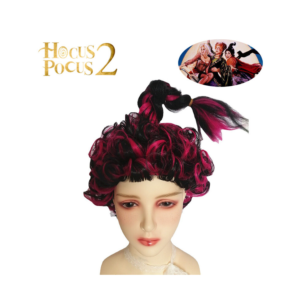 Dinamr Hocus Pocus 2 Mary Sanderson Cosplay Wig - Curly Hair, Heat-Resistant Synthetic, Halloween & Carnival Prop Not,Specified