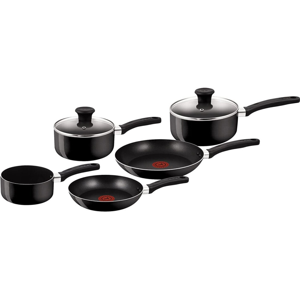 Tefal B470S544 Delight 5 Piece Non Stick Pan Set (14 cm Milk, 16/18 cm