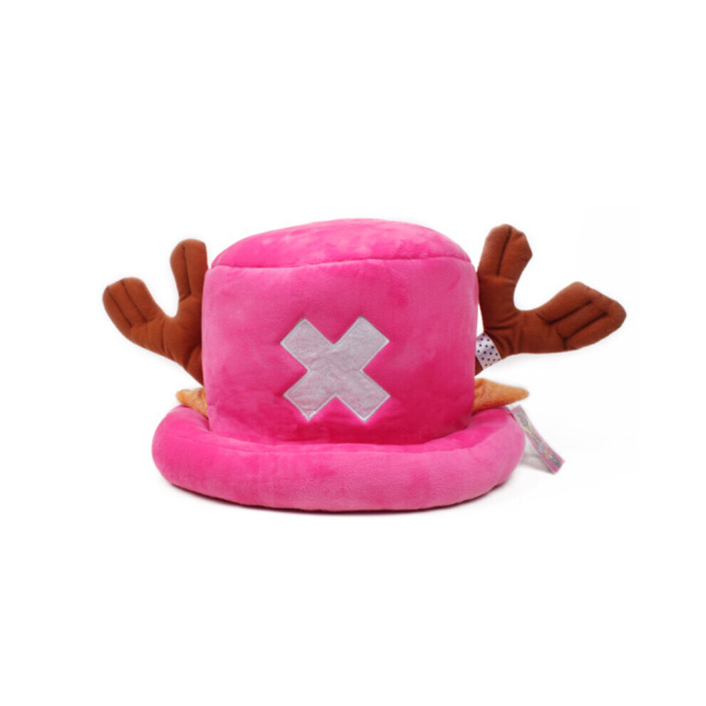 (RoseRed) Anime One Piece Chopper Cartoon Plush Warm Fisherman Hat Clothing  Accessories