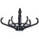 Costway Floor Standing Coat Jacket Stand Solid Wood Hanger with Umbrella Rack 4