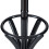 Costway Floor Standing Coat Jacket Stand Solid Wood Hanger with Umbrella Rack 5