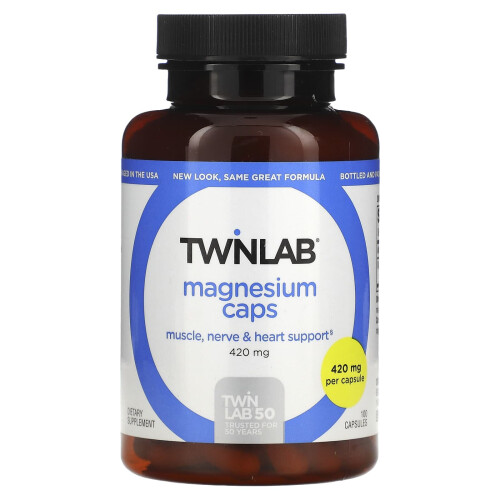 Twinlab, Μαγνήσιο Caps, 420 mg, 100 Capsules