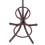 Costway Floor Standing Coat Jacket Stand Solid Wood Hanger with Umbrella Rack 8