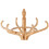 Costway Floor Standing Coat Jacket Stand Solid Wood Hanger with Umbrella Rack 4