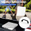 Casart Folding Table Portable Bi-fold Picnic Table Fold-in-Half Utility Table 6